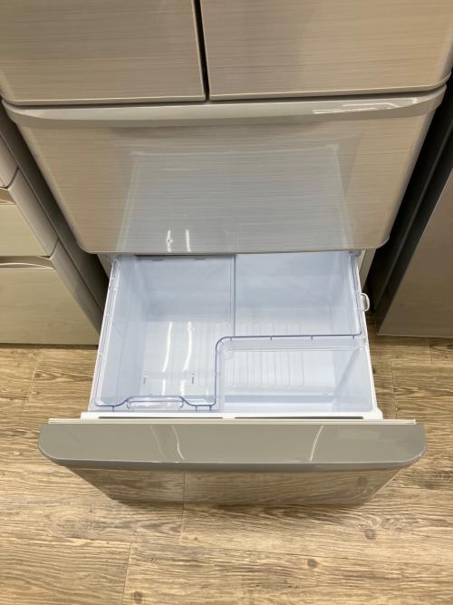 SHARP (シャープ) 5ドア冷蔵庫 SJ-W412E-S 2019年製 412L 受け皿非対応品 クリーニング済