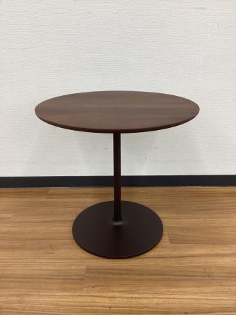 Vitra (ヴィトラ) Occasional Low Table オケージョナル ローテーブル ラウンドタイプ アメリカンウォールナット 幅50㎝ Jasper Morrison