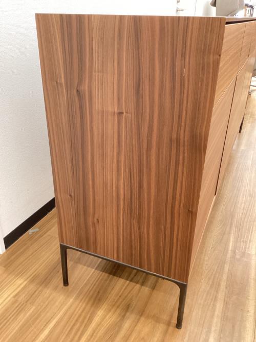 TIME&STYLE Standard composition cabinet 4枚扉キャビネット C-657 オーク材×真鍮(黒染め)