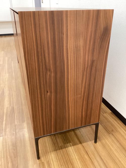 TIME&STYLE Standard composition cabinet 4枚扉キャビネット C-657 オーク材×真鍮(黒染め)