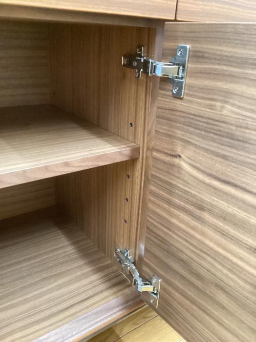 TIME&STYLE Standard composition cabinet 4枚扉キャビネット C-657 オーク材×真鍮(黒染め)