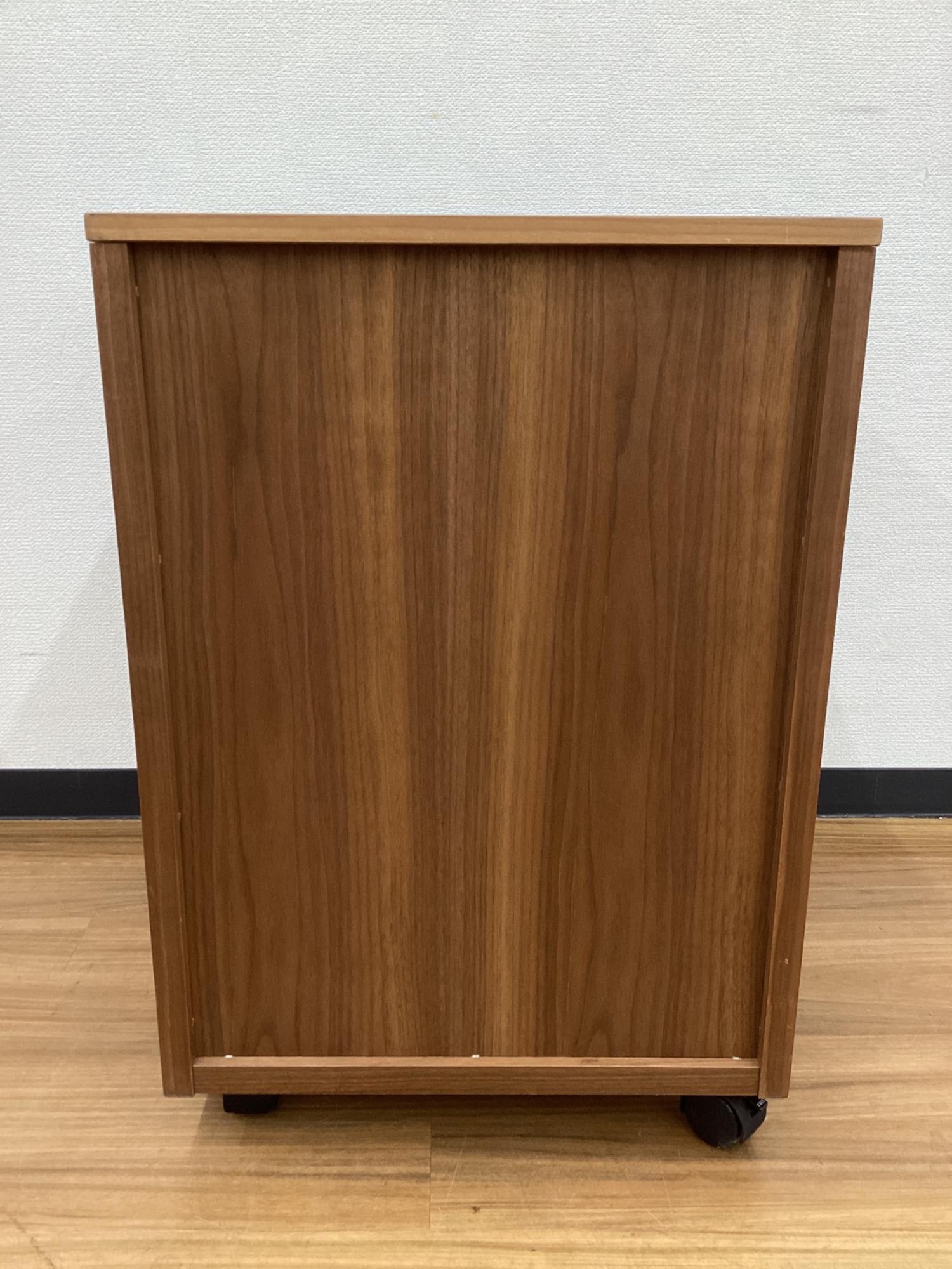 MasterWal (マスターウォール) 袖机 鍵付 VEGET DESK DRAWERS 3段