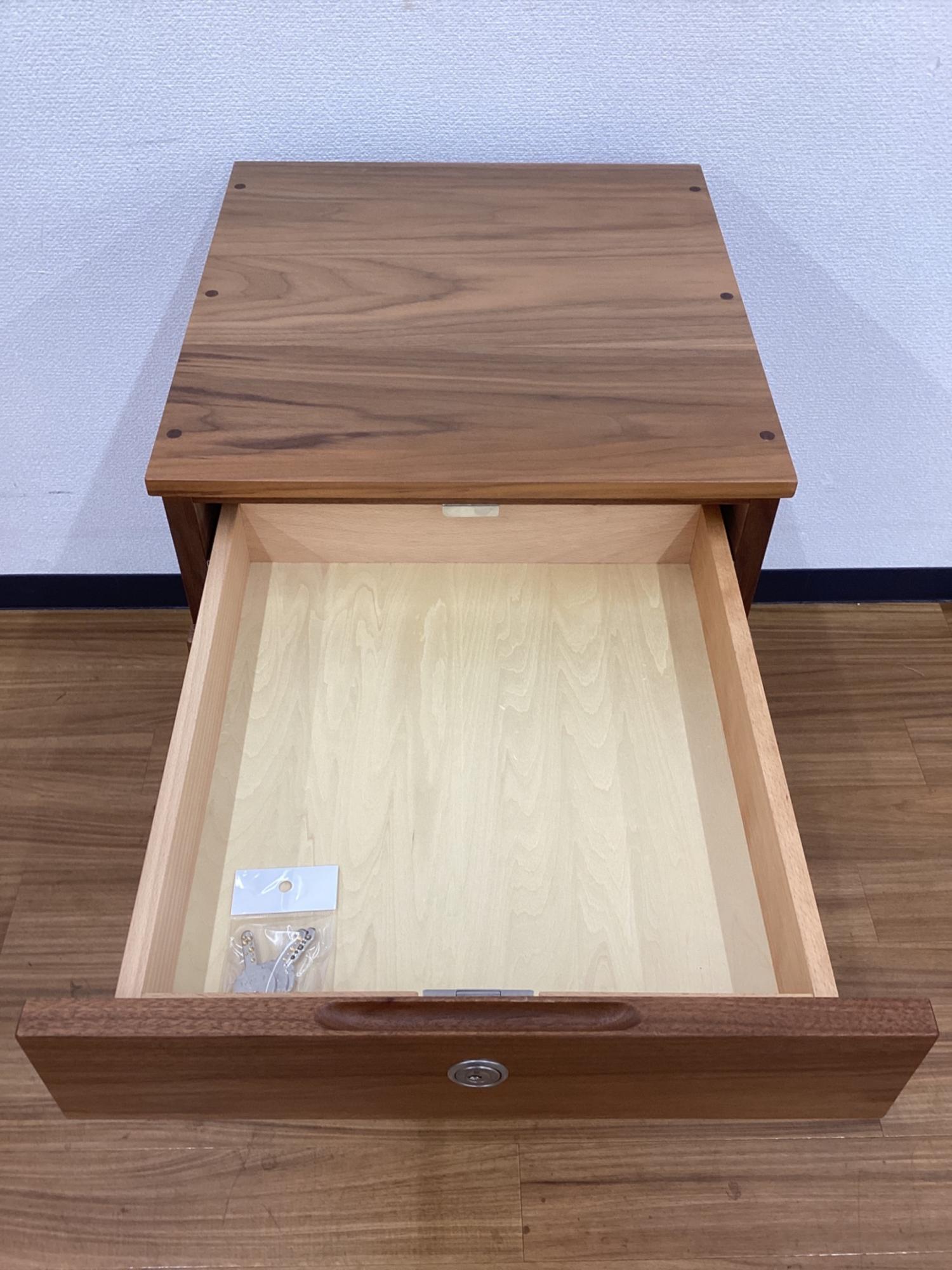 MasterWal (マスターウォール) 袖机 鍵付 VEGET DESK DRAWERS 3段