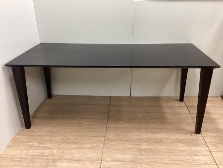 柏木工 (カシワモッコウ) ダイニングテーブル ダークブラウン 180cm