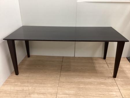 柏木工 (カシワモッコウ) ダイニングテーブル ダークブラウン 180cm