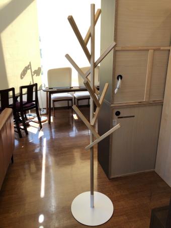 ABODE (アボード) コートハンガー ナチュラル×ホワイト