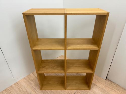 無印良品 (ムジルシリョウヒン) スタッキングシェルフ ナチュラル 3×2