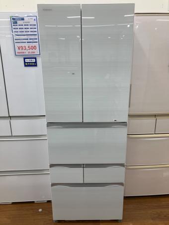 TOSHIBA (トウシバ) 6ドア冷蔵庫 側面ヨゴレ・ハガレ有 GR-T460FZ 2021年製 461L 122L クリーニング済