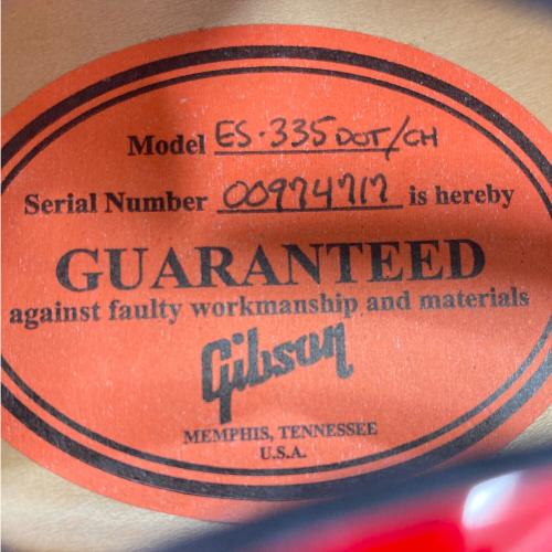 GIBSON (ギブソン) エレキギター ES-335 Dot Reissue CH 2004年 Memphis製