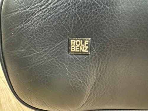 ROLFBENZ (ロルフベンツ) 3人掛けソファー ブラック 総革 6500