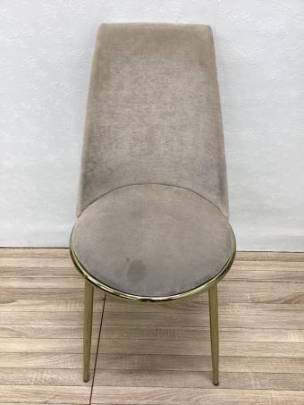 Franc franc (フランフラン) ダイニングチェアー グレー ファブリック フェリシテ チェア