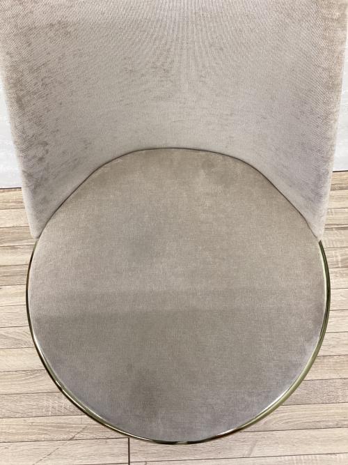 Franc franc (フランフラン) ダイニングチェアー グレー ファブリック フェリシテ チェア