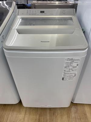 Panasonic (パナソニック) 全自動洗濯機 奥操作パネル 8.0kg NA-FA80H9 2022年製 クリーニング済
