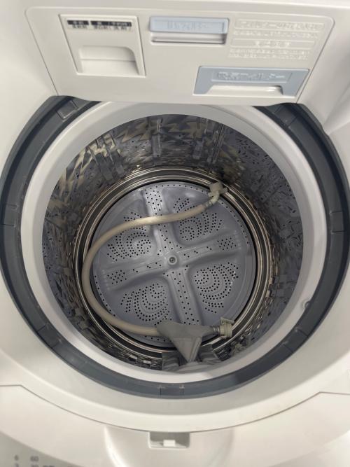 SHARP (シャープ) 縦型洗濯乾燥機 8.0kg ES-TX8H 2024年製 クリーニング済