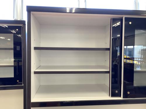 関家具 (セキカグ) レンジボード ブラック ミルコⅡ 幅120㎝