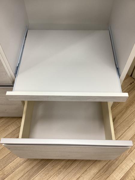 関家具 (セキカグ) 食器棚 ホワイト ホワイト 幅100㎝｜トレファクONLINE