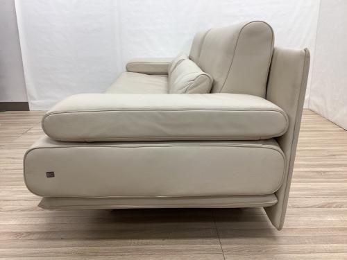 ROLFBENZ (ロルフベンツ) 2人掛けソファー アイボリー 総革 6500 幅226㎝