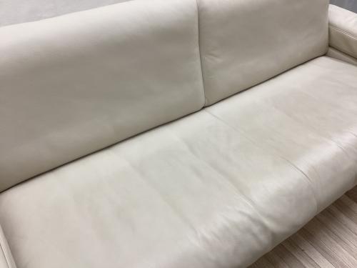 ROLFBENZ (ロルフベンツ) 2人掛けソファー アイボリー 総革 6500 幅226㎝