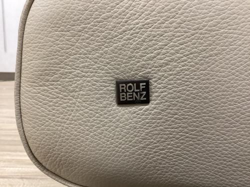 ROLFBENZ (ロルフベンツ) 2人掛けソファー アイボリー 総革 6500 幅226㎝