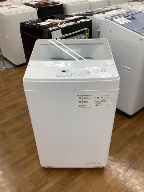 ニトリ 全自動洗濯機 6.0 NT60L1WH 2024年製 クリーニング済