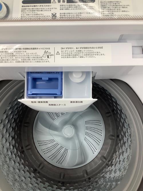 ニトリ 全自動洗濯機 6.0 NT60L1WH 2024年製 クリーニング済