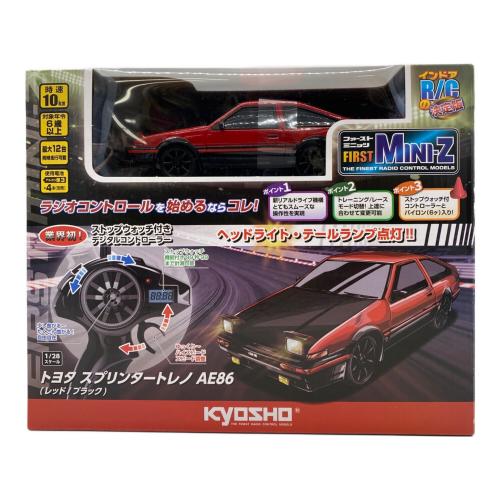 京商 (キョウショウ) ラジコン トヨタスプリンタートレノ レッド/ブラック