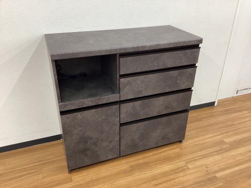 Pamouna (パモウナ) キッチンカウンター グレー ソフトクローズ EMA-1000R 幅100㎝