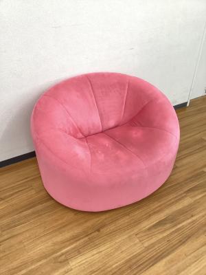 ligne roset (リーンロゼ) 1人掛けソファー ROSETPumpkin (ロゼパンプキン)　 ピエール・ポラン　ピンク ファブリック