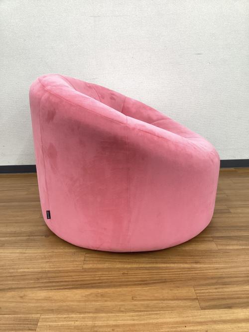 ligne roset (リーンロゼ) 1人掛けソファー ROSETPumpkin (ロゼパンプキン)　 ピエール・ポラン　ピンク ファブリック