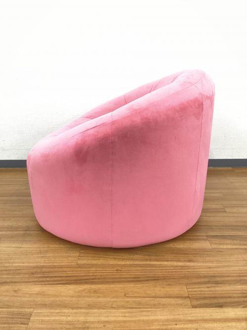 ligne roset (リーンロゼ) 1人掛けソファー ROSETPumpkin (ロゼパンプキン)　 ピエール・ポラン　ピンク ファブリック
