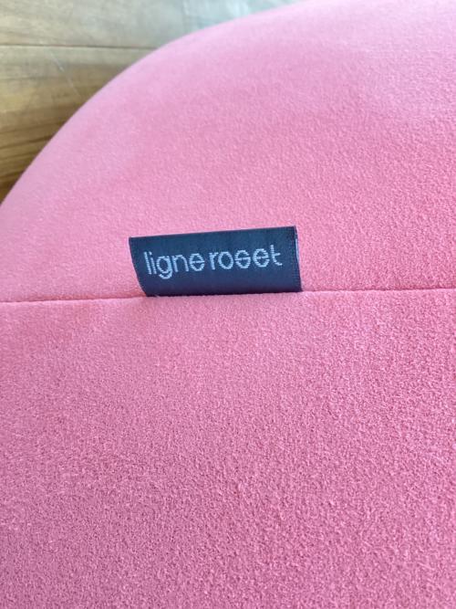 ligne roset (リーンロゼ) 1人掛けソファー ROSETPumpkin (ロゼパンプキン)　 ピエール・ポラン　ピンク ファブリック