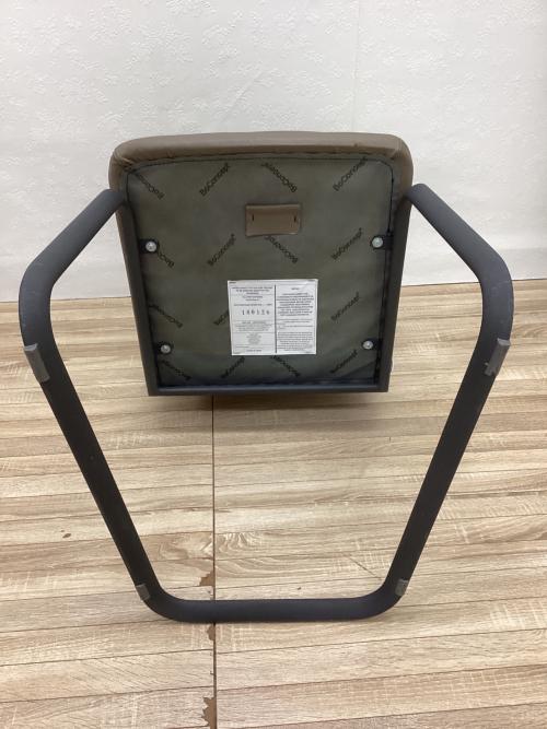 BoConcept (ボーコンセプト) ダイニングチェアー グレー レザー