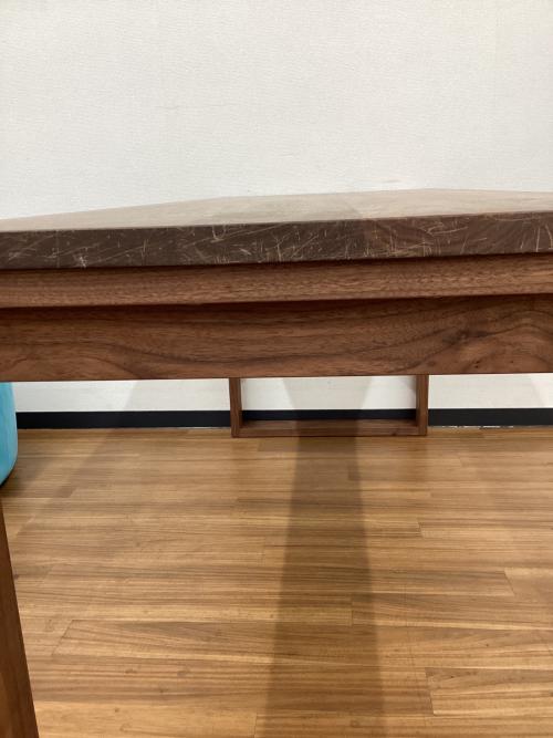 REAL Style (リアルスタイル) デスク REPRLY ブラウン 引出し付 ウォールナット 幅160㎝