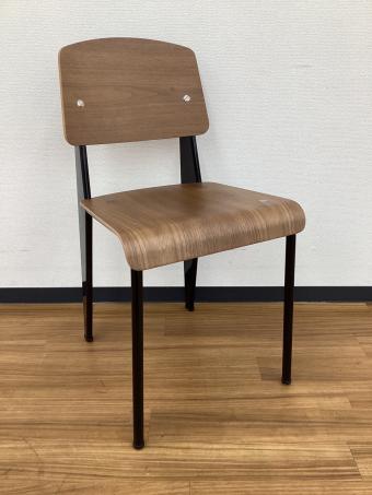 Vitra (ヴィトラ) スタンダードチェア ウォールナット/ディープブラック Jean Prouve (ジャン・プルーヴェ)