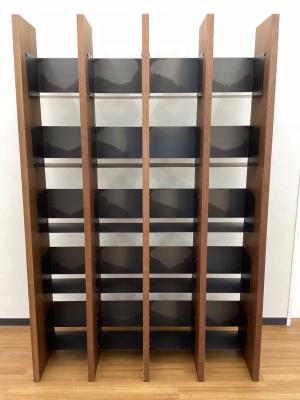 REAL Style (リアルスタイル) KNOX ブックシェルフ4列 ウォールナット