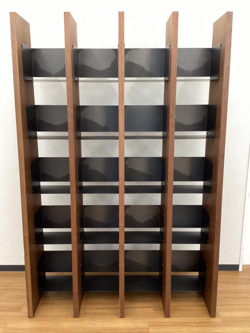 REAL Style (リアルスタイル) KNOX ブックシェルフ4列 ウォールナット