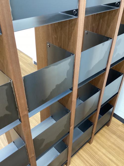 REAL Style (リアルスタイル) KNOX ブックシェルフ4列 ウォールナット