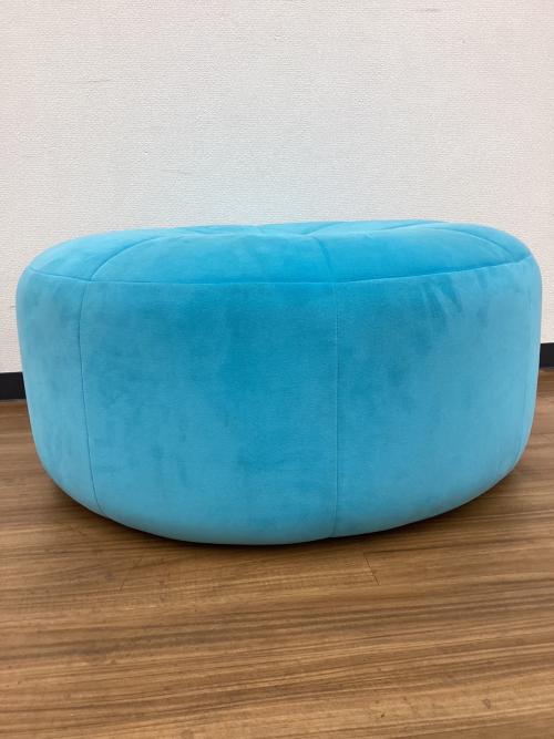 ligne roset (リーンロゼ) オットマン ROSETPumpkin　ピエール・ポラン　ライトブルー パフ ファブリック  幅73㎝