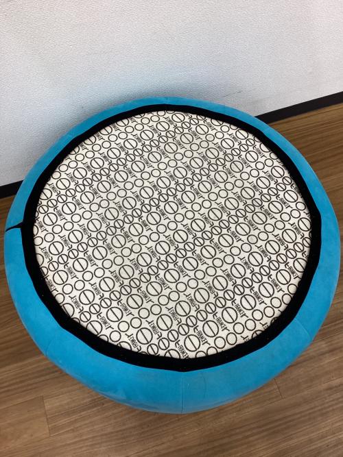 ligne roset (リーンロゼ) オットマン ROSETPumpkin　ピエール・ポラン　ライトブルー パフ ファブリック  幅73㎝