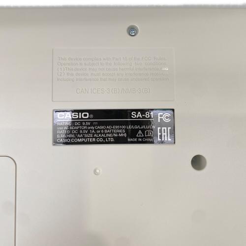 CASIO (カシオ) デジタルキーボード 未使用品 SA-81 Casiotone 中国製