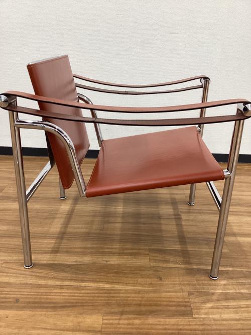 CASSINA (カッシーナ) スリングチェア LC1 LE CORBUSIER , PIERRE JEANNERET , CHARLOTTE PERRIAND ブラウン レザー