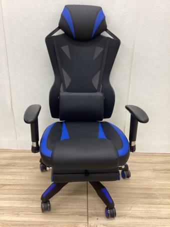不二貿易 (フジボウエキ) ゲーミングチェア フットレスト付き YF922CW foot レイズ