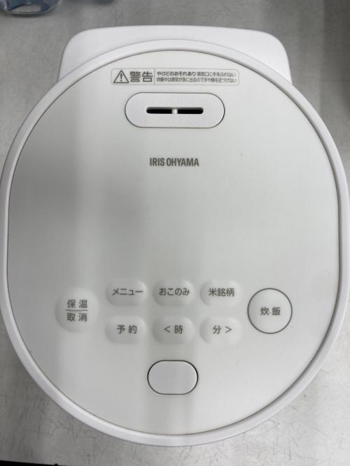 IRIS OHYAMA (アイリスオーヤマ) マイコン炊飯ジャー RC-MGA30-W 2023年製 3合(0.54L)