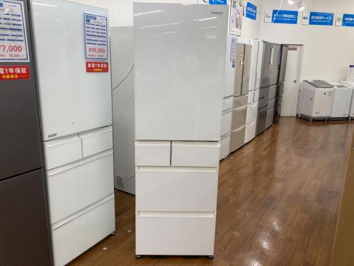 Panasonic (パナソニック) 5ドア冷蔵庫 NR-E459PX-W 2023年製 450L クリーニング済