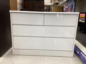 ローチェスト ホワイト 3段