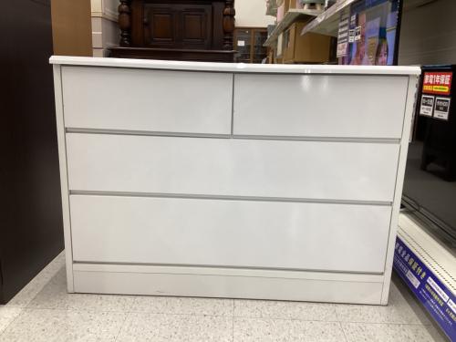 ローチェスト ホワイト 3段