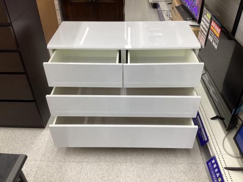 ローチェスト ホワイト 3段