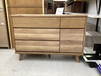 シギヤマ家具 (シギヤマカグ) キャビネット 120LC/OAK 幅:約120㎝ ナチュラル CROSS TIME