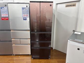 SHARP (シャープ) 6ドア冷蔵庫 両開き 自氷付 SJ-GK50K-T 2023年製 504Ｌ 清掃【未実施】
