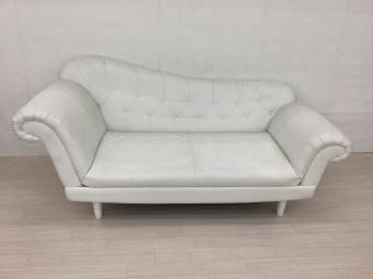 シノハラ ソファーベッド ホワイト 合皮 シエル